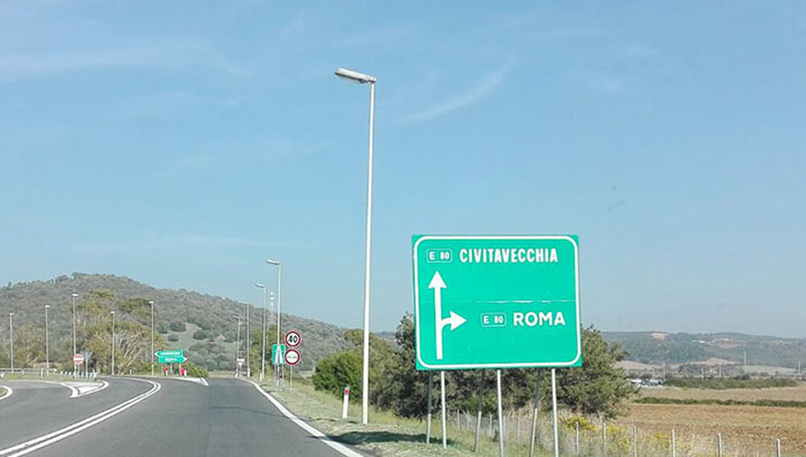 civitavecchia rome highway